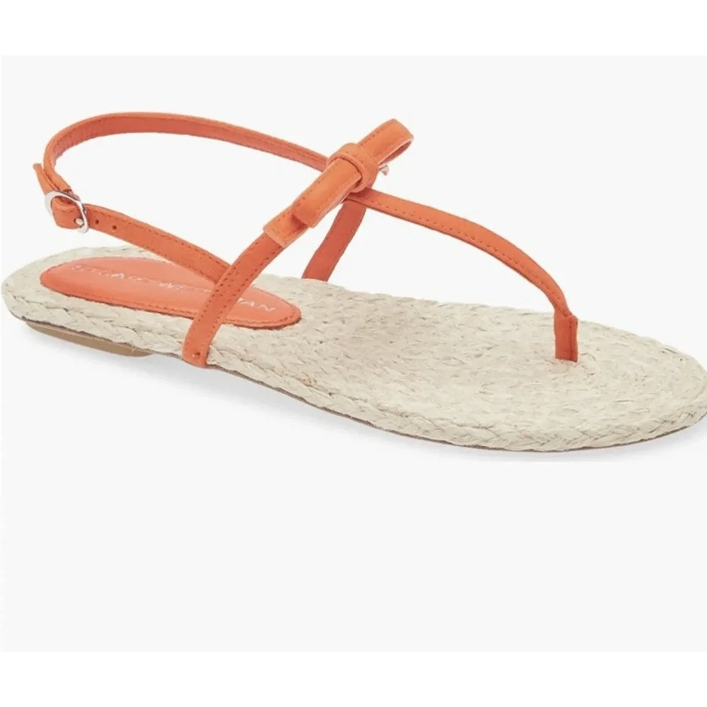 Stuart Weitzman Felicity Slingback Espadrille Sandal Sz 8 Resortwear Chic $295